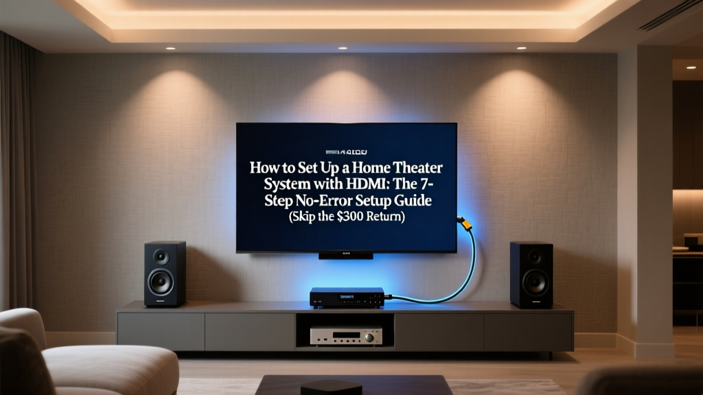 How to Set Up a Home Theater System with HDMI: The 7-Step No-Error Setup Guide (Skip the $300 Return Fees & HDMI Handshake Hell)