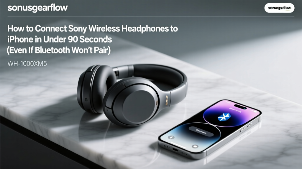 How to Connect Sony Wireless Headphones to iPhone in Under 90 Seconds (Even If Bluetooth Won’t Pair, Settings Are Grayed Out, or You’re Using AirPods-Adjacent Firmware)