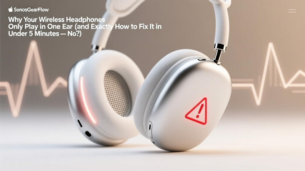 Why Your Wireless Headphones Only Play in One Ear (and Exactly How to Fix It in Under 5 Minutes — No Tech Skills Required)