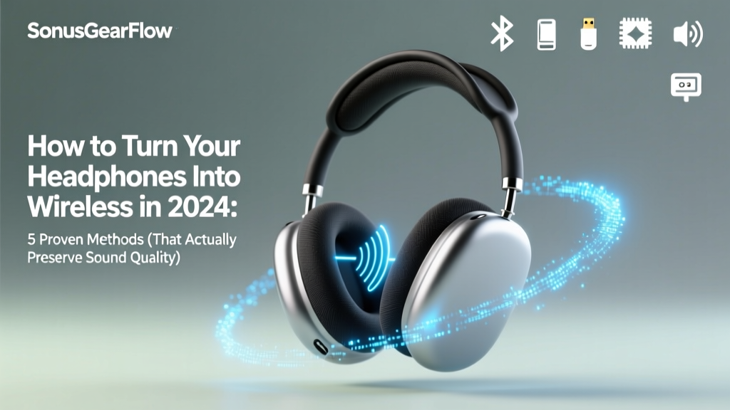 How to Turn Your Headphones Into Wireless in 2024: 5 Proven Methods (That Actually Preserve Sound Quality — No Bluetooth Hacks or $300 Upgrades Required)