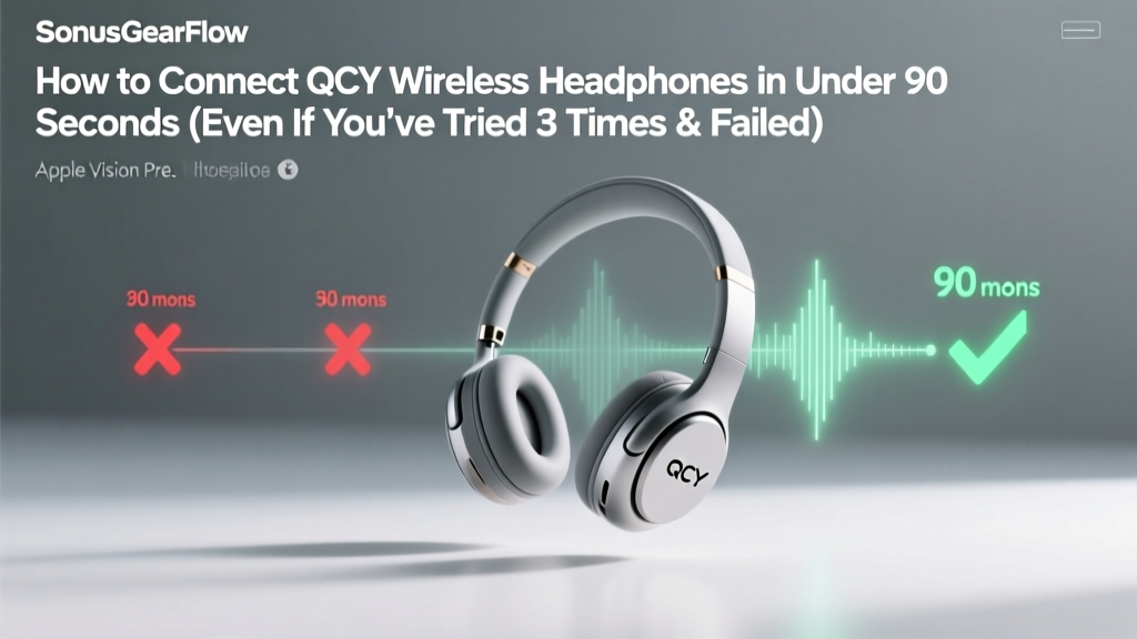 How to Connect QCY Wireless Headphones in Under 90 Seconds (Even If You’ve Tried 3 Times & Failed — Here’s Why It’s Not Your Fault)