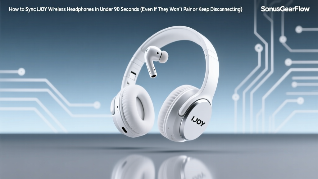 How to Sync IJOY Wireless Headphones in Under 90 Seconds (Even If They Won’t Pair or Keep Disconnecting — Step-by-Step Fix for iOS, Android & Windows)