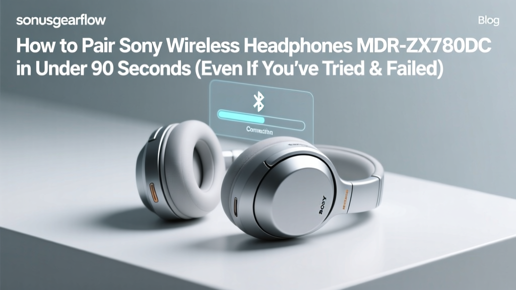 How to Pair Sony Wireless Headphones MDR-ZX780DC in Under 90 Seconds (Even If You’ve Tried & Failed 3 Times — Here’s What the Manual Doesn’t Tell You)