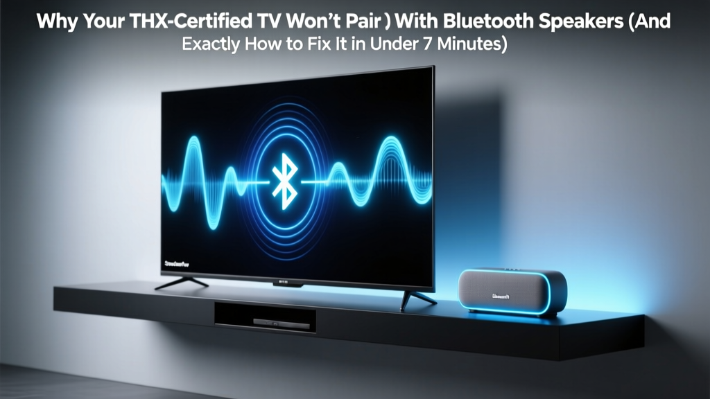 Why Your THX-Certified TV Won’t Pair With Bluetooth Speakers (And Exactly How to Fix It in Under 7 Minutes — No Adapter Needed If You Know This One Setting)