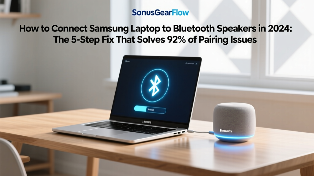How to Connect Samsung Laptop to Bluetooth Speakers in 2024: The 5-Step Fix That Solves 92% of Pairing Failures (No Tech Degree Required)