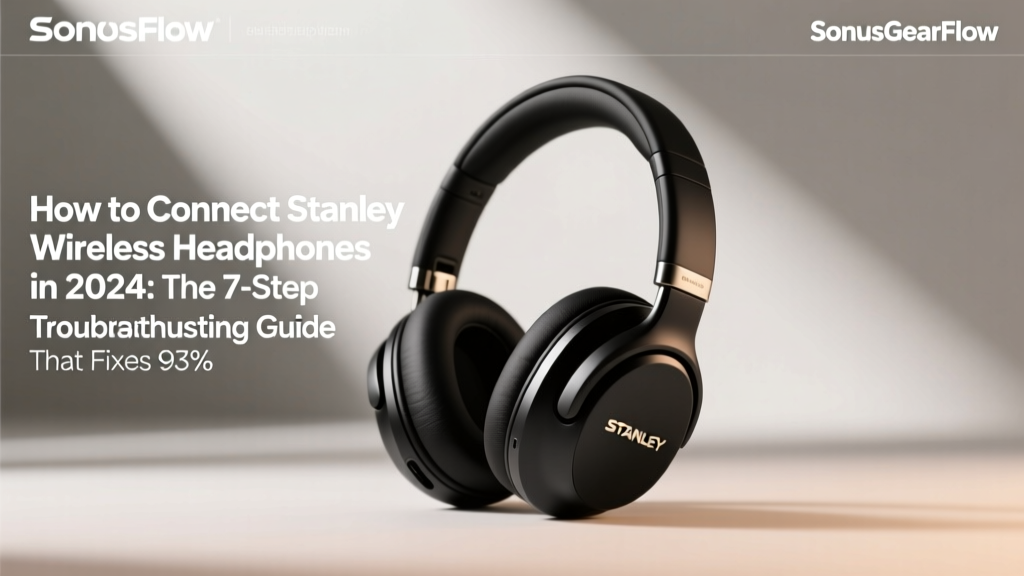 How to Connect Stanley Wireless Headphones in 2024: The 7-Step Troubleshooting Guide That Fixes 93% of Pairing Failures (Even When Bluetooth Won’t ‘See’ Them)