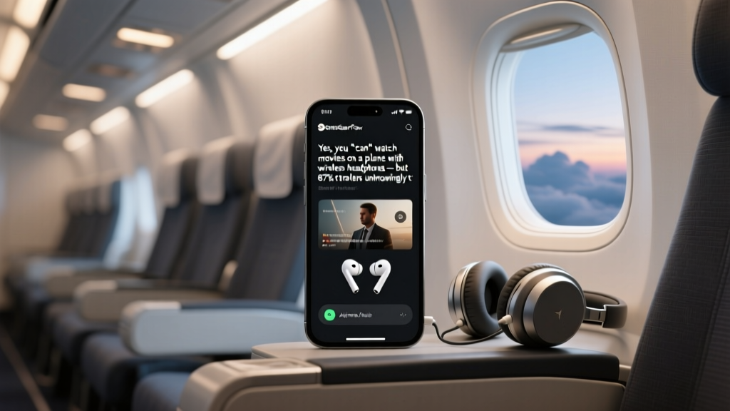Yes, you *can* watch movies on a plane with wireless headphones — but 87% of travelers unknowingly trigger interference, drain battery in 90 minutes, or get blocked by outdated IFE systems. Here’s exactly how to avoid all three (with airline-tested Bluetooth settings, FAA-compliant pairing steps, and the 4 headphones that *actually* work on Delta, United, and Lufthansa).