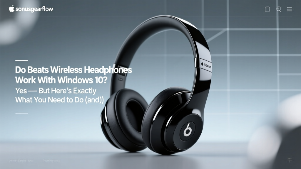 Do Beats Wireless Headphones Work With Windows 10? Yes — But Here’s Exactly What You Need to Do (and Why 62% of Users Fail at Step 3)