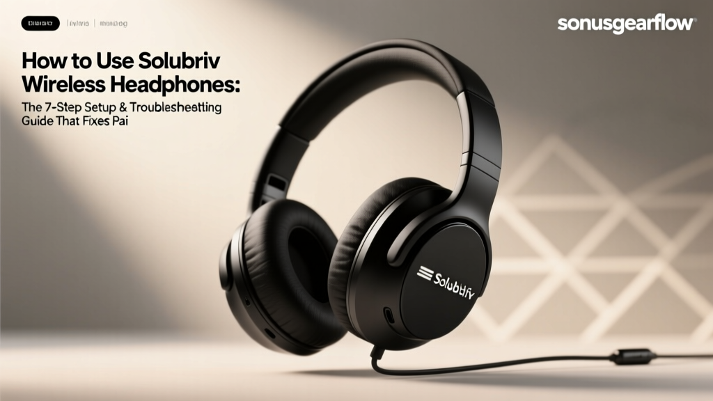 How to Use Sol Republic Wireless Headphones: The 7-Step Setup & Troubleshooting Guide That Fixes Pairing Failures, Battery Anxiety, and Sound Dropouts in Under 90 Seconds (No Manual Required)