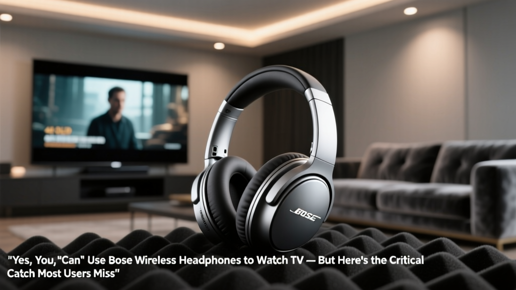 Yes, You *Can* Use Bose Wireless Headphones to Watch TV — But Here’s the Critical Catch Most Users Miss (and How to Fix Lag, Sync, & Sound Quality in Under 5 Minutes)