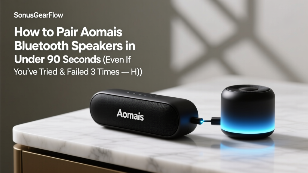 How to Pair Aomais Bluetooth Speakers in Under 90 Seconds (Even If You’ve Tried & Failed 3 Times — Here’s the Exact Button Sequence That Resets the Hidden Pairing Mode)