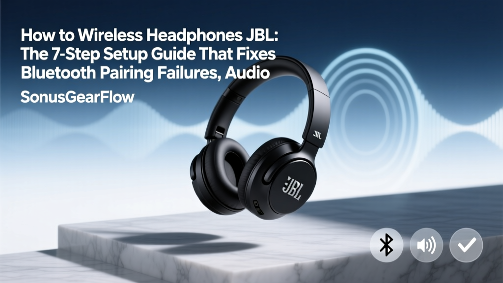 How to Wireless Headphones JBL: The 7-Step Setup Guide That Fixes Bluetooth Pairing Failures, Audio Lag, and Battery Drain (Most Users Skip Step 3)
