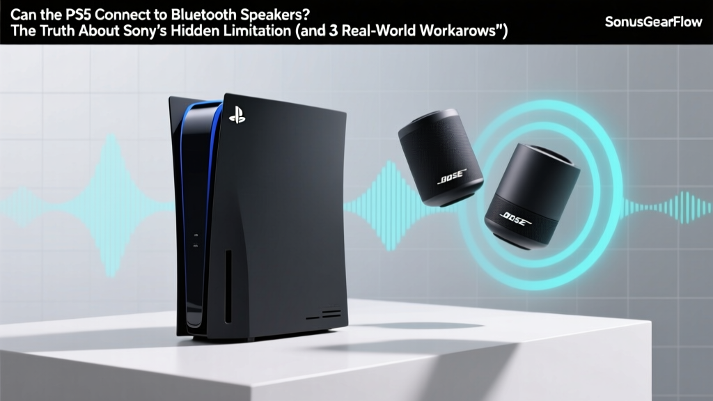 Can the PS5 Connect to Bluetooth Speakers? The Truth About Sony’s Hidden Limitation (and 3 Real-World Workarounds That Actually Work in 2024)