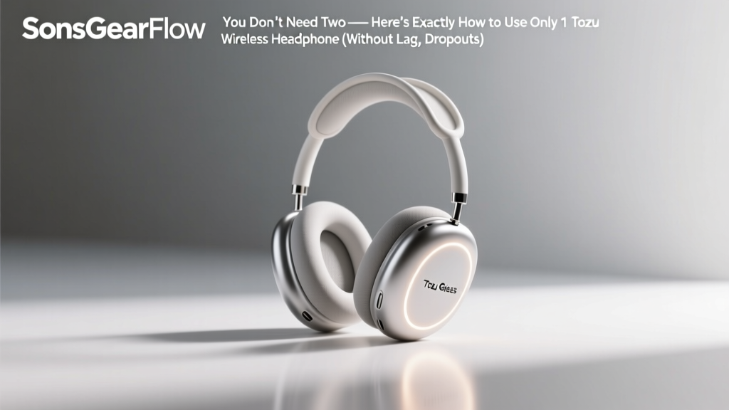 You Don’t Need Two — Here’s Exactly How to Use Only 1 Tozu Wireless Headphone (Without Lag, Dropouts, or Compromised Sound Quality)