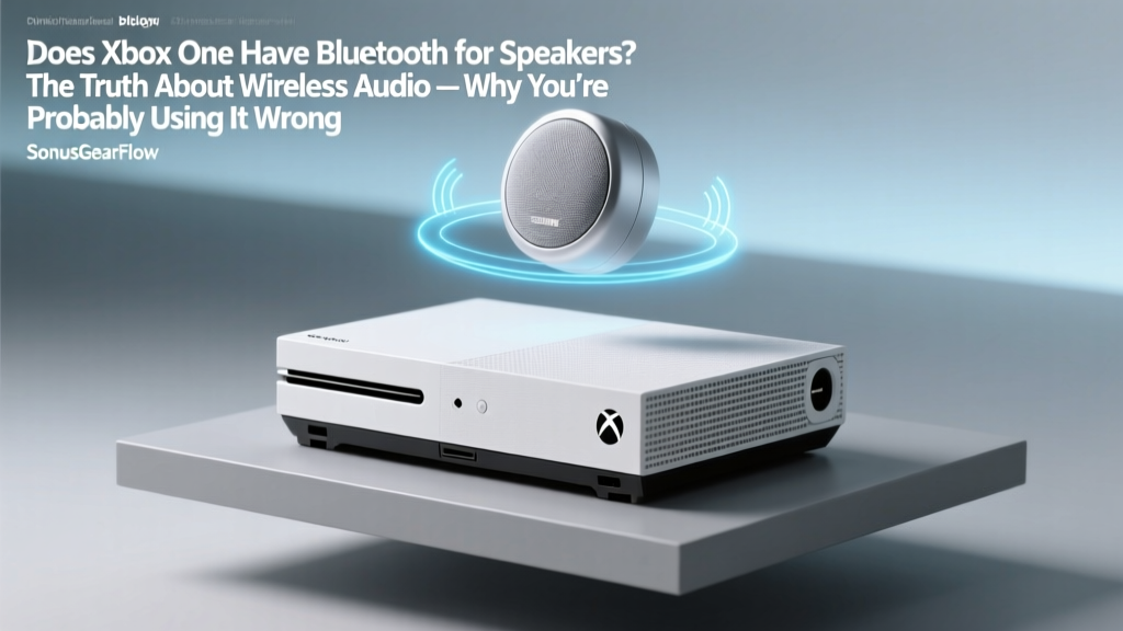 Does Xbox One Have Bluetooth for Speakers? The Truth About Wireless Audio — Why You’re Probably Using the Wrong Setup (and How to Fix It in Under 5 Minutes)