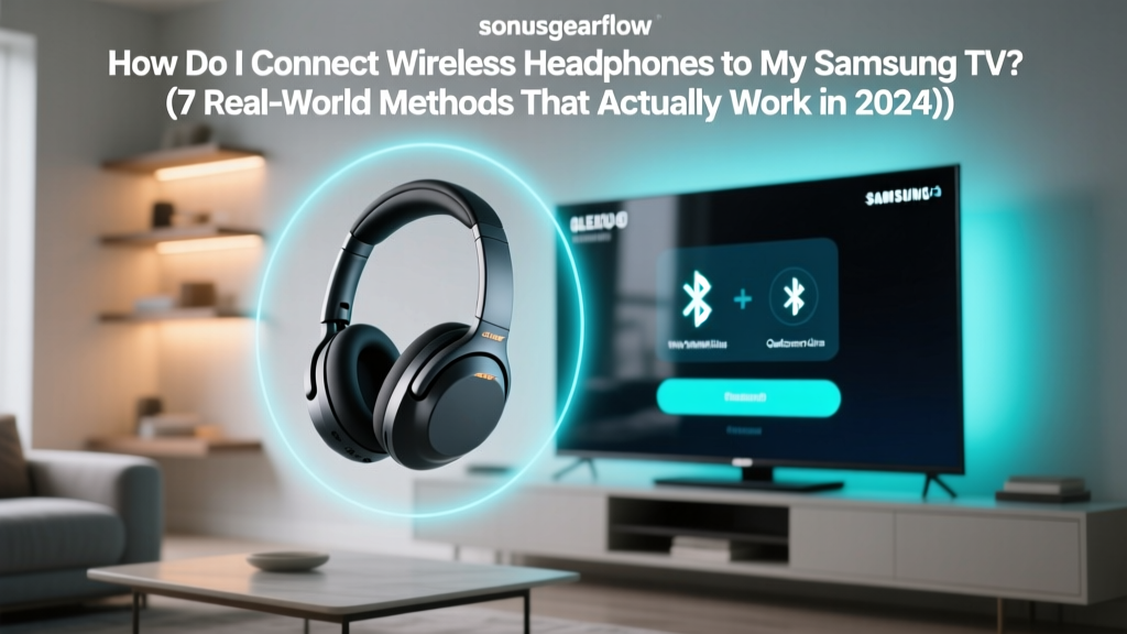 How Do I Connect Wireless Headphones to My Samsung TV? (7 Real-World Methods That Actually Work in 2024 — No More Lag, Dropouts, or 'Not Supported' Errors)