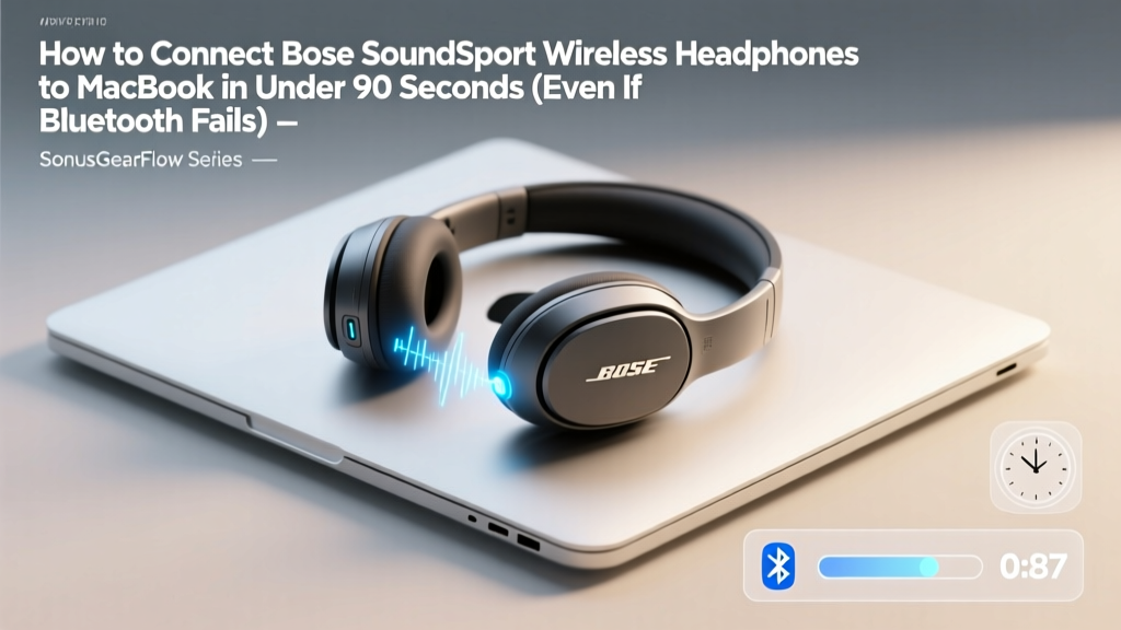 How to Connect Bose SoundSport Wireless Headphones to MacBook in Under 90 Seconds (Even If Bluetooth Won’t Pair or Keeps Dropping)