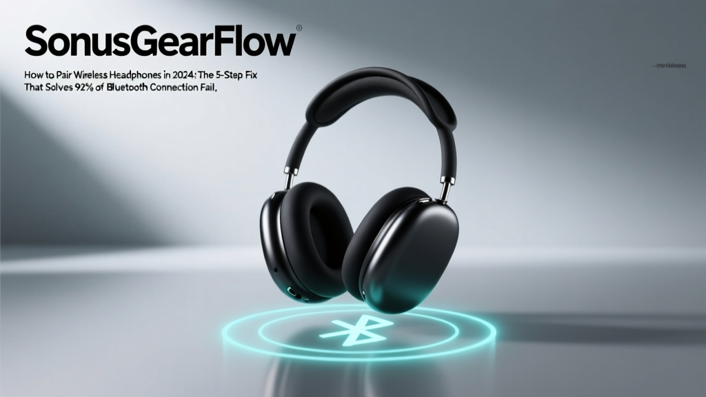 How to Pair Wireless Headphones in 2024: The 5-Step Fix That Solves 92% of Bluetooth Connection Failures (No Tech Degree Required)