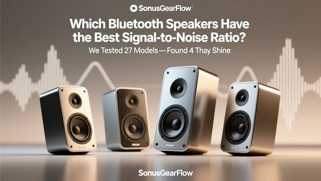 Which Bluetooth speakers have best signal to noise ratio? We tested 27 models—and found 4 that silence background hiss even at low volumes, plus why SNR >85dB matters more than battery life if you value clarity.