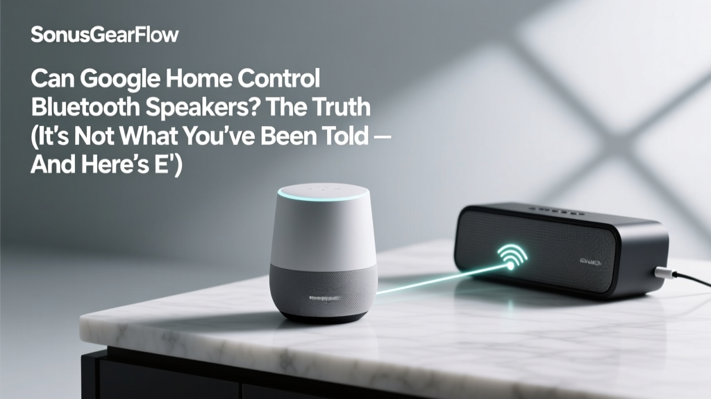 Can Google Home Control Bluetooth Speakers? The Truth (It’s Not What You’ve Been Told — And Here’s Exactly How to Make It Work Without Extra Gadgets)