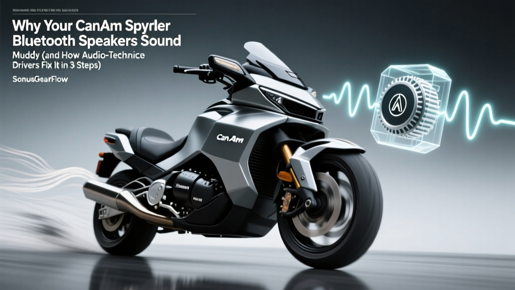 Why Your Can-Am Spyder Bluetooth Speakers Sound Muddy (and How Audio-Technica Drivers Fix It in 3 Real-World Steps—No Wiring Expertise Needed)