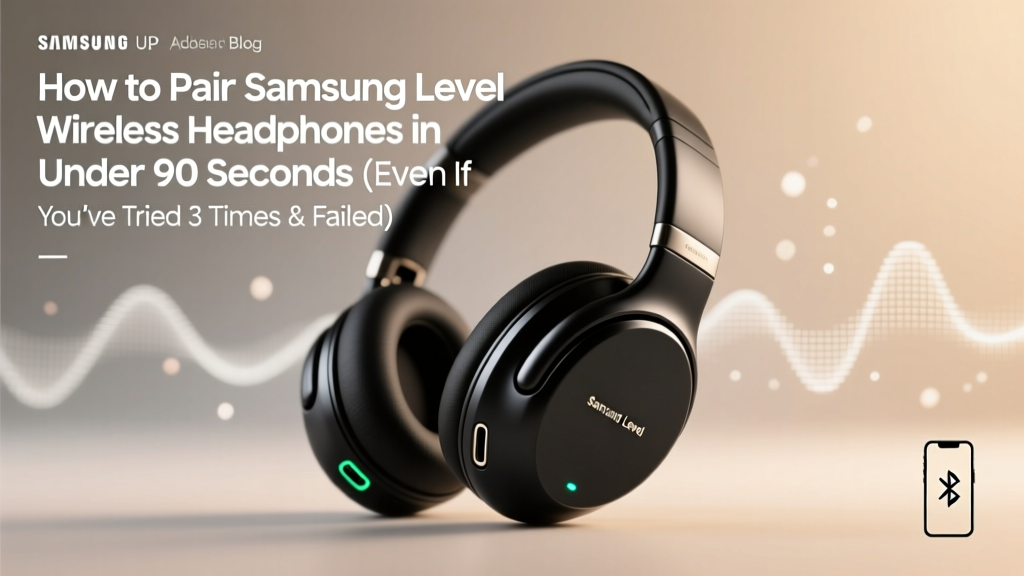 How to Pair Samsung Level Wireless Headphones in Under 90 Seconds (Even If You’ve Tried 3 Times & Failed — Here’s the Exact Button Combo That Resets the Bluetooth Stack)