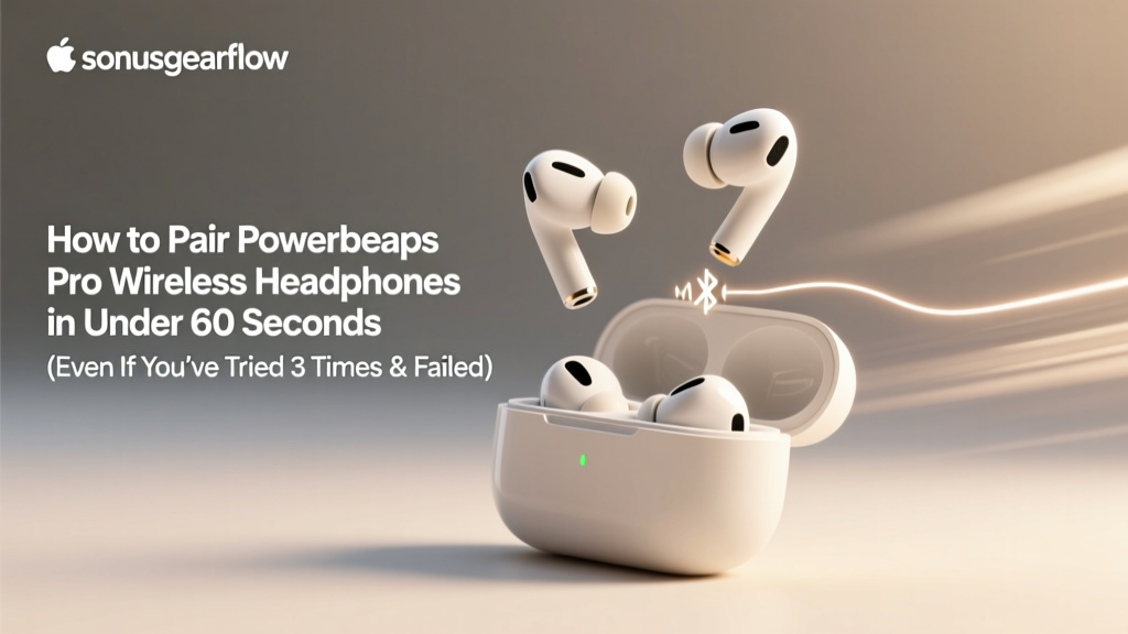 How to Pair Powerbeats Pro Wireless Headphones in Under 60 Seconds (Even If You’ve Tried 3 Times & Failed — Here’s the Exact Reset + iOS/Android Fix That Works Every Time)