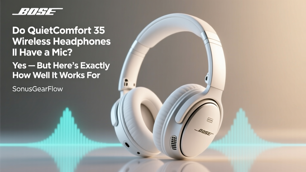 Do QuietComfort 35 Wireless Headphones II Have a Mic? Yes — But Here’s Exactly How Well It Works for Calls, Zoom, and Voice Assistants (Real-World Test Results)