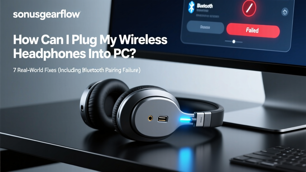 How Can I Plug My Wireless Headphones Into PC? 7 Real-World Fixes (Including Bluetooth Pairing Failures, USB-A/Dongle Confusion, and Why Your 'Plug & Play' Headphones Won’t Connect Without This One Setting)