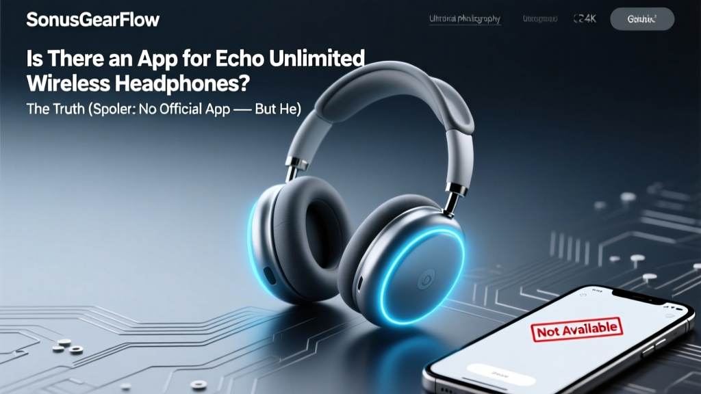 Is There an App for Echo Unlimited Wireless Headphones? The Truth (Spoiler: No Official App — But Here’s Exactly What Works in 2024 Without Breaking Compatibility or Sound Quality)