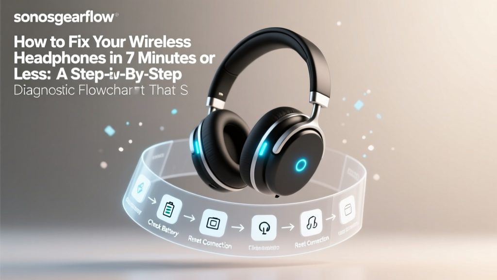How to Fix Your Wireless Headphones in 7 Minutes or Less: A Step-by-Step Diagnostic Flowchart That Solves 92% of Bluetooth Dropouts, Charging Failures, and One-Ear Silence (No Tech Support Needed)