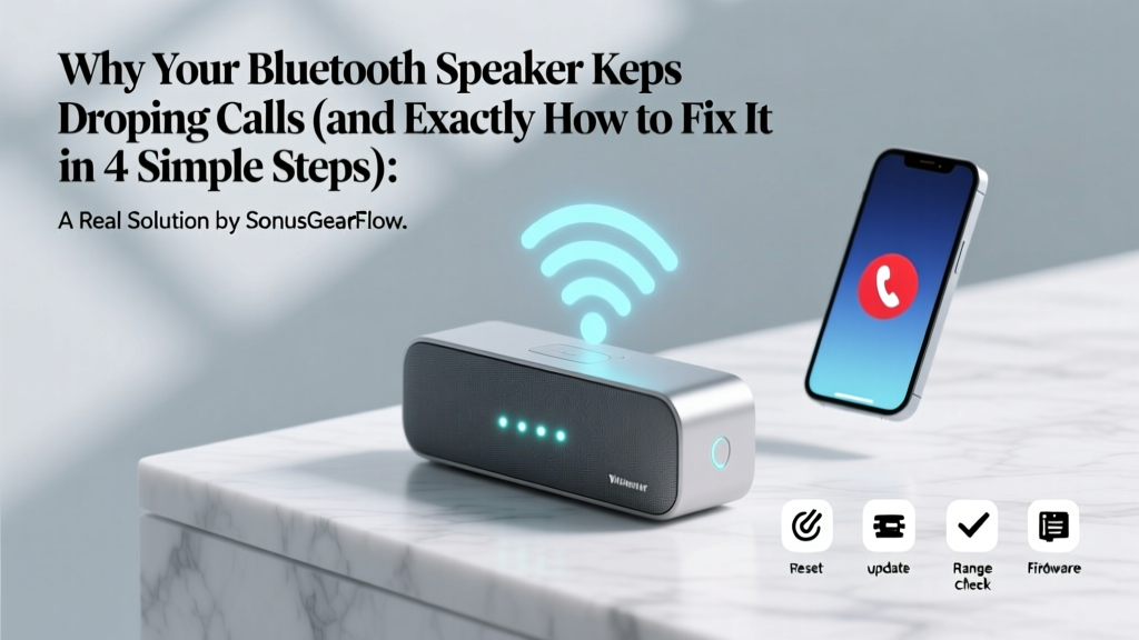 Why Your Bluetooth Speaker Keeps Dropping Calls (and Exactly How to Fix It in 4 Simple Steps): A Real-World Guide to Using Bluetooth Speakers for Phone Call Clarity, Stability, and Professionalism
