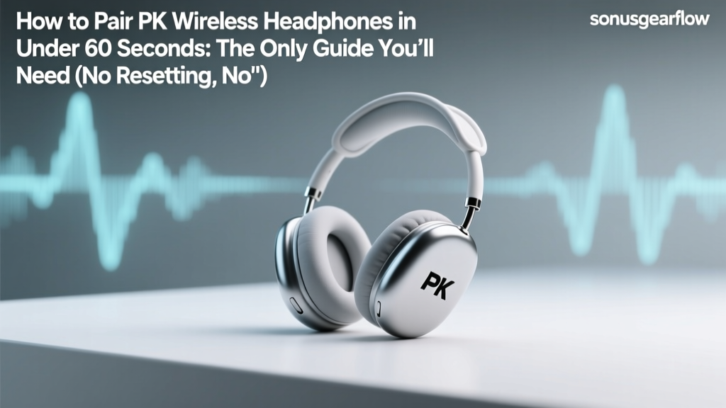 How to Pair PK Wireless Headphones in Under 60 Seconds: The Only Guide You’ll Need (No Resetting, No App, No Frustration)