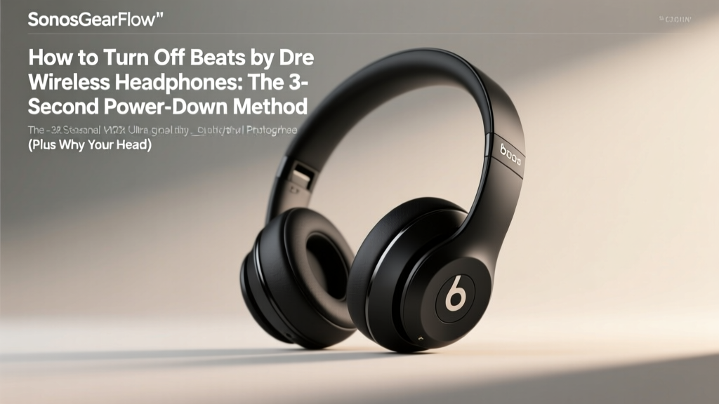 How to Turn Off Beats by Dre Wireless Headphones: The 3-Second Power-Down Method (Plus Why Your Headphones Won’t Shut Off & How to Fix It)