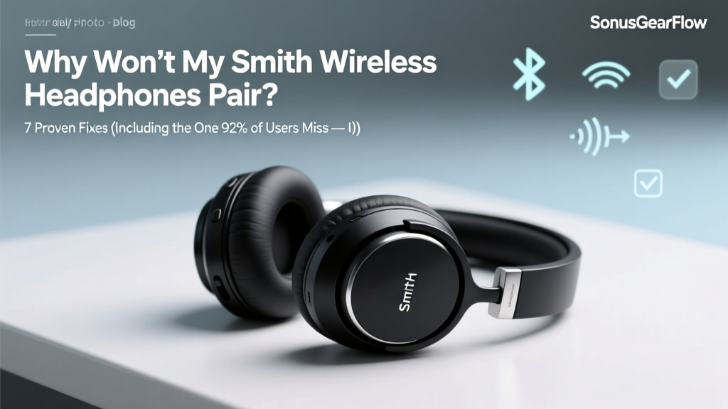 Why Won’t My Smith Wireless Headphones Pair? 7 Proven Fixes (Including the One 92% of Users Miss — It’s Not the Battery)