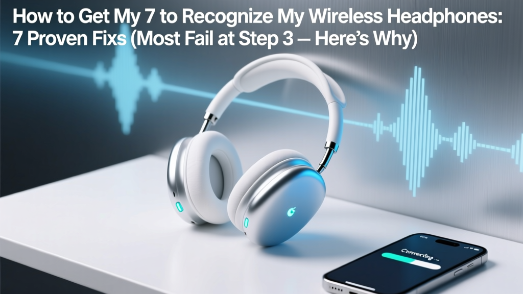 How to Get My 7 to Recognize My Wireless Headphones: 7 Proven Fixes (Most Fail at Step 3 — Here’s Why)