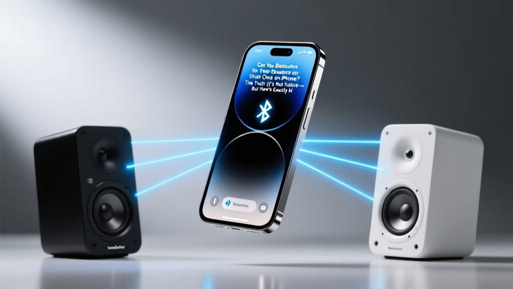 Can You Bluetooth to Two Speakers at Once on iPhone? The Truth (It’s Not Native—But Here’s Exactly How Top Audiophiles & Engineers Bypass the Limitation in 2024)