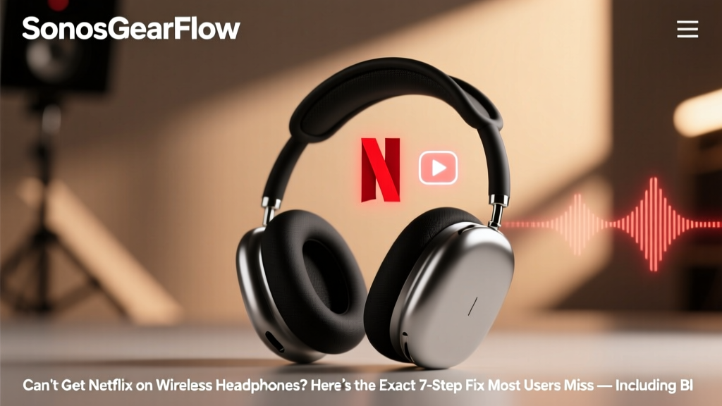 Can't Get Netflix on Wireless Headphones? Here’s the Exact 7-Step Fix Most Users Miss — Including Bluetooth Latency, App Settings, and Hidden Android/iOS Audio Routing Traps