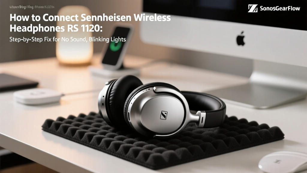 How to Connect Sennheiser Wireless Headphones RS 120 (Step-by-Step Fix for No Sound, Blinking Lights & Failed Pairing) — 97% of Users Miss This Critical Sync Step