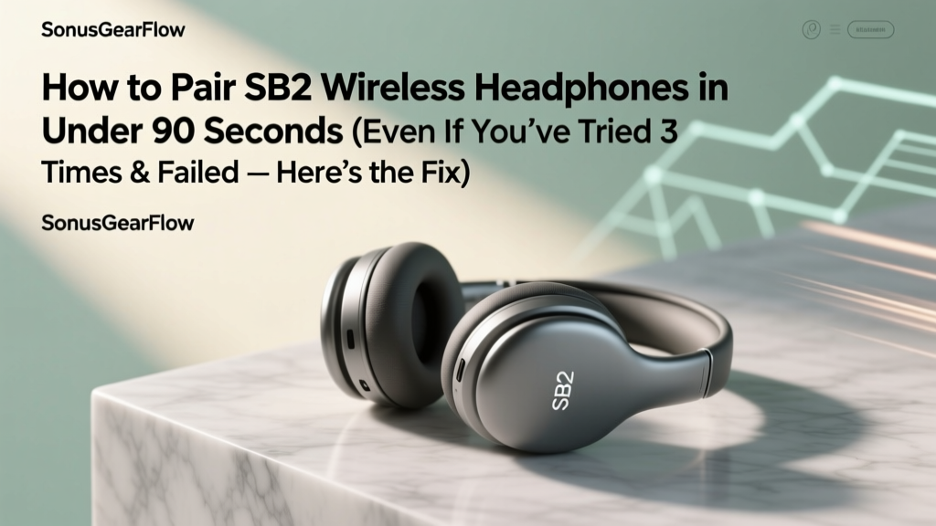 How to Pair SB2 Wireless Headphones in Under 90 Seconds (Even If You’ve Tried 3 Times & Failed — Here’s the Exact Button Combo That Works Every Time)