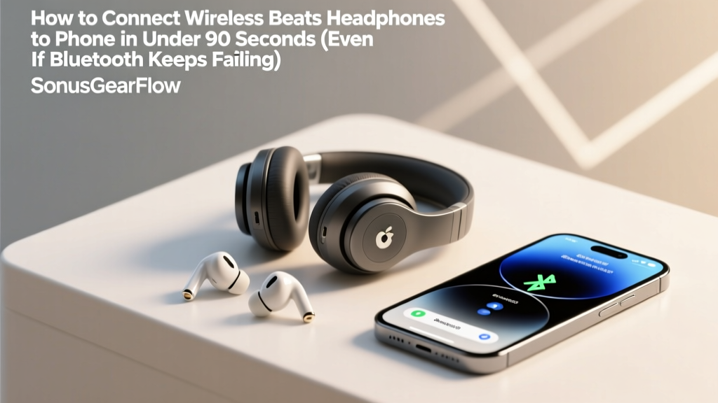 How to Connect Wireless Beats Headphones to Phone in Under 90 Seconds (Even If Bluetooth Keeps Failing or Your Phone Won’t Recognize Them)