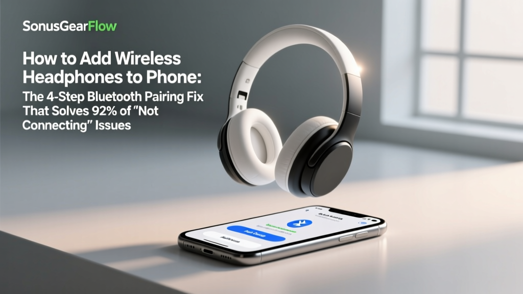 How to Add Wireless Headphones to Phone: The 4-Step Bluetooth Pairing Fix That Solves 92% of 'Not Connecting' Frustration (No Tech Degree Required)