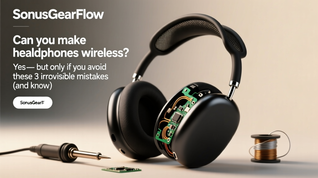 Can you make headphones wireless? Yes — but only if you avoid these 3 irreversible mistakes (and know which adapters actually preserve sound quality)