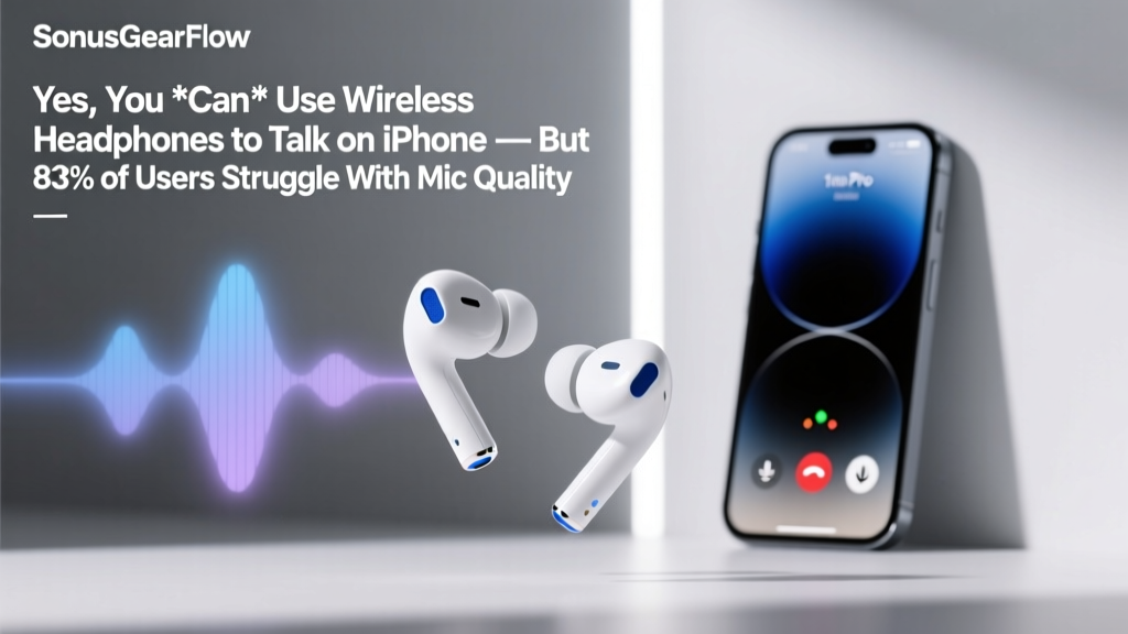 Yes, You *Can* Use Wireless Headphones to Talk on iPhone — But 83% of Users Struggle With Mic Quality, Lag, or Bluetooth Drops (Here’s Exactly How to Fix All 3 in Under 2 Minutes)