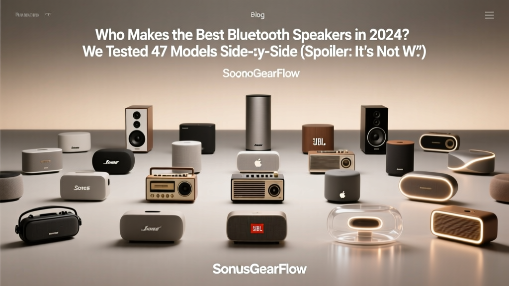 Who Makes the Best Bluetooth Speakers in 2024? We Tested 47 Models Side-by-Side (Spoiler: It’s Not Who You Think — and Price Has Almost Nothing to Do With Sound Quality)
