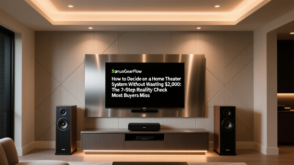 How to Decide on a Home Theater System Without Wasting $2,000: The 7-Step Reality Check Most Buyers Skip (Spoiler: Room Size Matters More Than Speaker Brand)