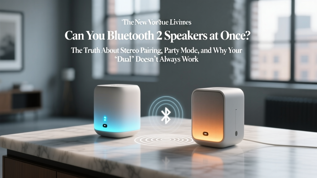 Can You Bluetooth 2 Speakers at Once? The Truth About Stereo Pairing, Party Mode, and Why Your ‘Dual-Speaker Setup’ Might Be Silent—Plus Exactly Which Models Actually Work (No Guesswork)