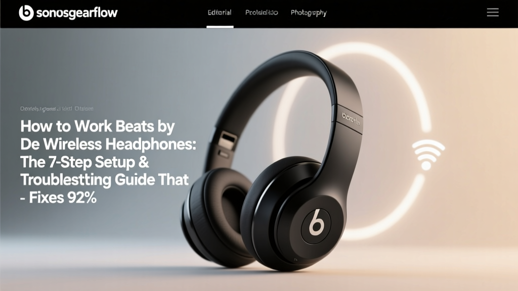 How to Work Beats by Dre Wireless Headphones: The 7-Step Setup & Troubleshooting Guide That Fixes 92% of Connection, Battery, and Sound Issues (No Tech Degree Required)