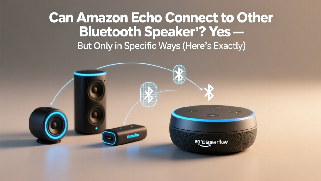 Can Amazon Echo Connect to Other Bluetooth Speakers? Yes — But Only in Specific Ways (Here’s Exactly How to Do It Without Wasting Time or Money)