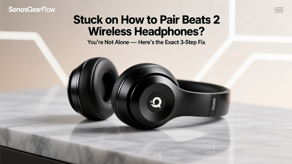 Stuck on 'How to Pair Beats 2 Wireless Headphones'? You’re Not Alone — Here’s the Exact 3-Step Fix (Even If Your Phone Says ‘Connected’ But No Sound)